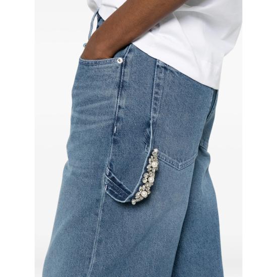 26SS 시몬로샤 데님 팬츠 4189CB 1231 INPEC BLUE - SIMONE ROCHA