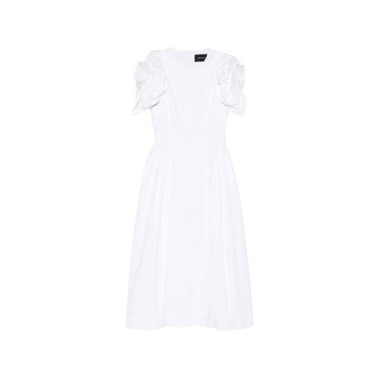26SS 시몬로샤 원피스 7466 1287 WHITE