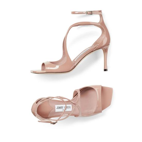 26SS 지미추 샌들 AZIA 75 PAT BALPI PINK - JIMMY CHOO