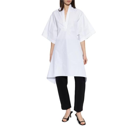 26SS 자크뮈스 미디 원피스 TOW00889 AW00780 100 WHITE - JACQUEMUS