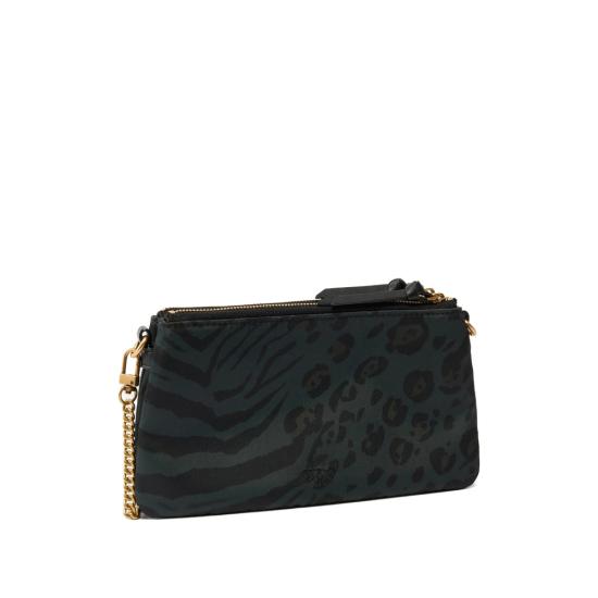 26SS 핑코 클러치/파우치 105359 A35G SD1Q BLACK GREEN - PINKO