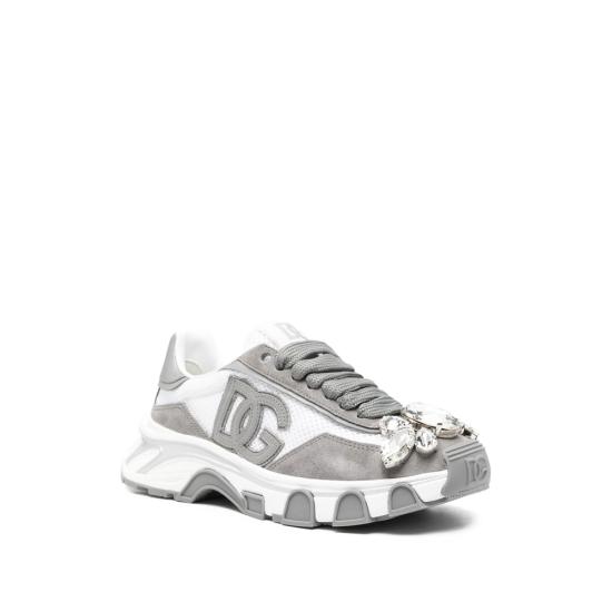 26SS 돌체앤가바나 스니커즈 CK2415 A5537 8B932 WHITE GREY - DOLCE & GABBANA