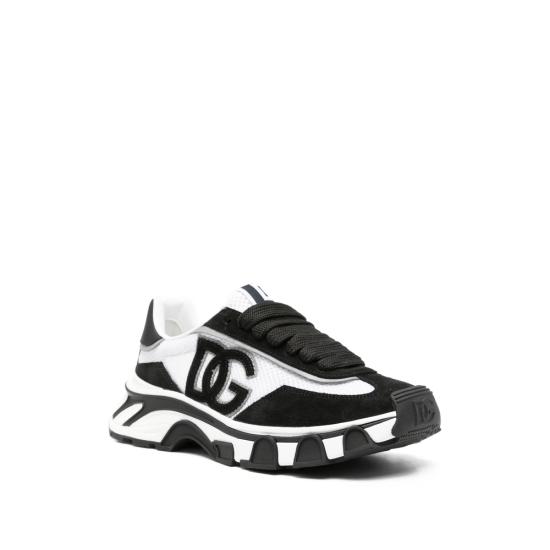 26SS 돌체앤가바나 DG 컨트리 로드 패드릭 스니커즈 CK2403 A6N76 8B926 WHITE BLACK - DOLCE & GABBANA