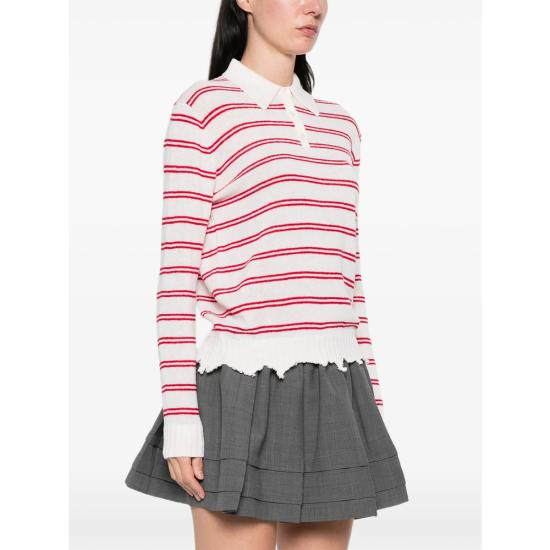 26SS 슈슈/통 폴로 티셔츠 FSDFTO32 AZS001 RS100 WHITE RED - SHUSHU/TONG