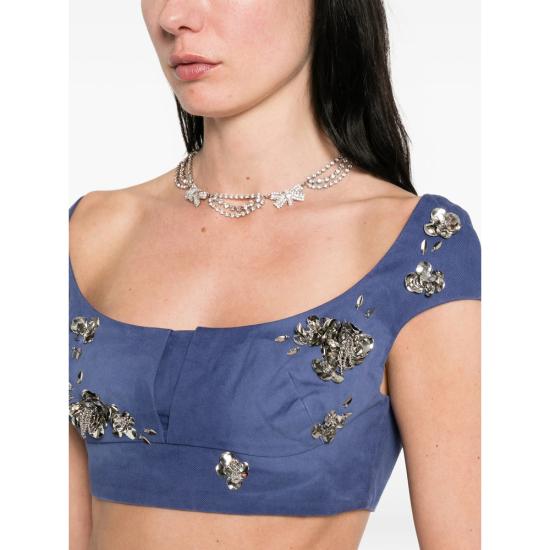 26SS 슈슈/통 민소매 티셔츠 FSDFTO09 KUW938 BU100 BLUE - SHUSHU/TONG