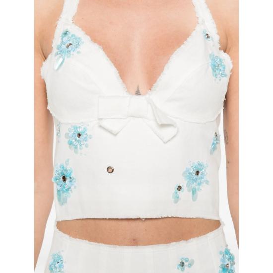 26SS 슈슈/통 민소매 티셔츠 FSDFTO06 ZEP401 WH100 WHITE - SHUSHU/TONG