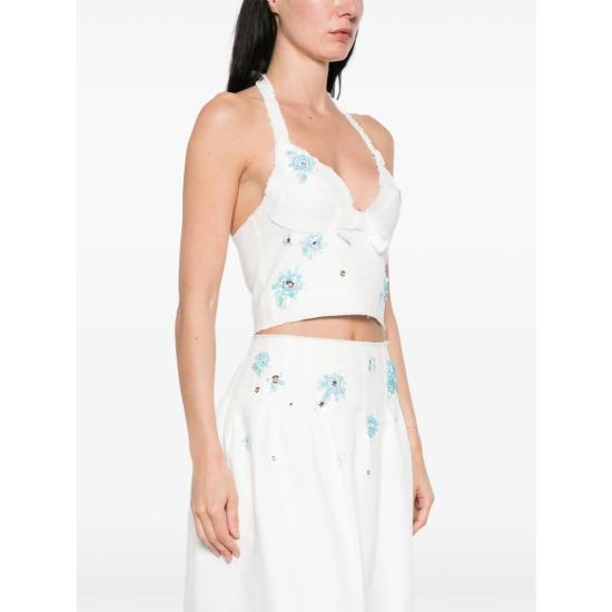 26SS 슈슈/통 민소매 티셔츠 FSDFTO06 ZEP401 WH100 WHITE - SHUSHU/TONG