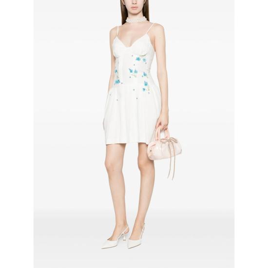 26SS 슈슈/통 원피스 FSDFDR10 ZEP401 WH100 WHITE BLUE - SHUSHU/TONG