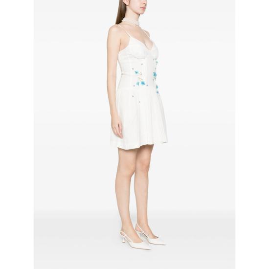 26SS 슈슈/통 원피스 FSDFDR10 ZEP401 WH100 WHITE BLUE - SHUSHU/TONG