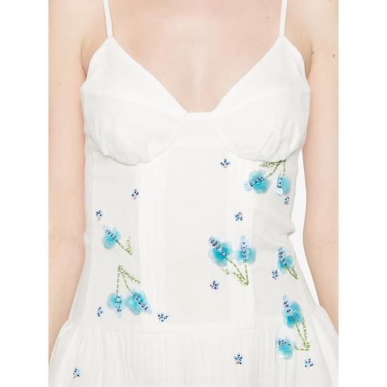 26SS 슈슈/통 원피스 FSDFDR10 ZEP401 WH100 WHITE BLUE - SHUSHU/TONG