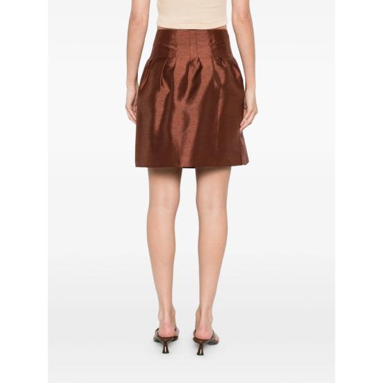 26SS 슈슈/통 미디 스커트 FSDFSK02 FLA001 BN100 BROWN - SHUSHU/TONG