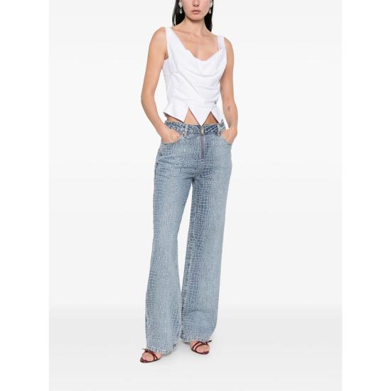 26SS 셀프 포트레이트 데님 팬츠 SS26 804P BL BLUE - SELF PORTRAIT