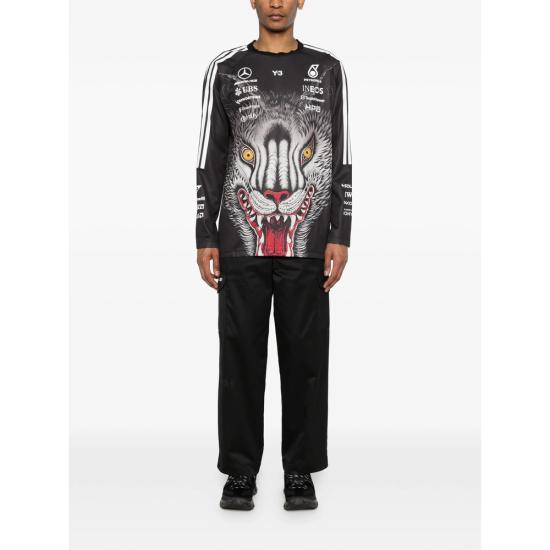 26SS Y3 X Amg 탑 KQ9852 BLACK WHITE - OTHER BRANDS