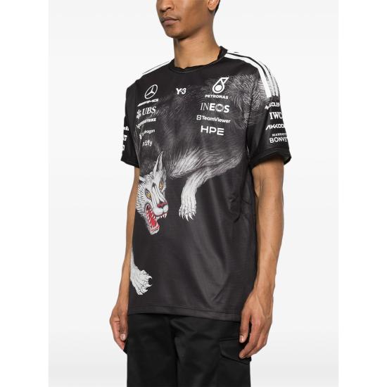 26SS Y3 X Amg 탑 KQ9844 BLACK - OTHER BRANDS