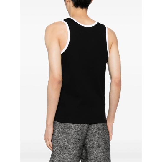 26SS 어니스트 더블유 베이커 민소매 티셔츠 TS05 F08 BLKWH BLACK WHITE - ERNEST W. BAKER