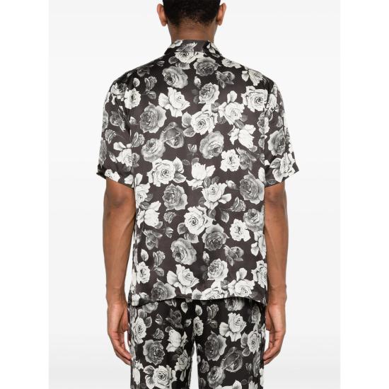 26SS 어니스트 더블유 베이커 셔츠 SH35 SR03 ROSE BLACK WHITE - ERNEST W. BAKER