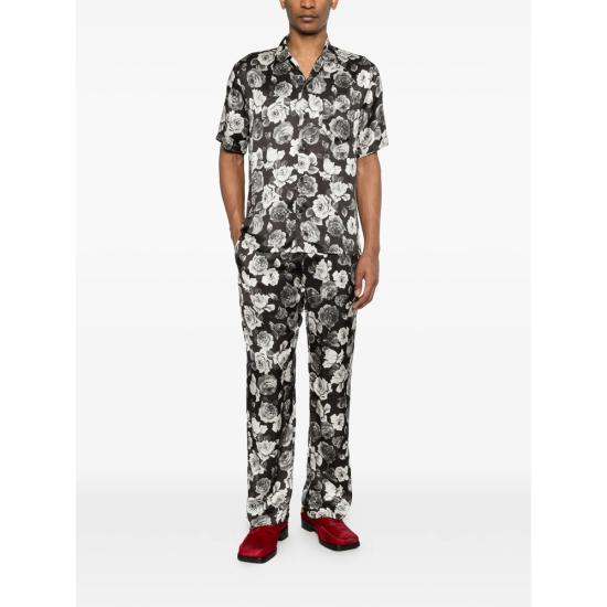 26SS 어니스트 더블유 베이커 셔츠 SH35 SR03 ROSE BLACK WHITE - ERNEST W. BAKER