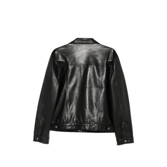 26SS 어니스트 더블유 베이커 가죽 자켓 JA92L LE66 BLACK - ERNEST W. BAKER