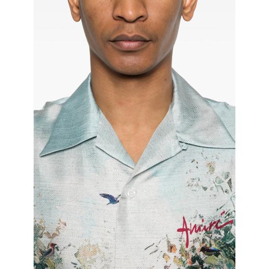 26SS 아미리 셔츠 AMTOSH1140 MULTI BLUE GREEN - AMIRI