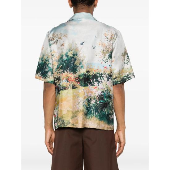 26SS 아미리 셔츠 AMTOSH1140 MULTI BLUE GREEN - AMIRI