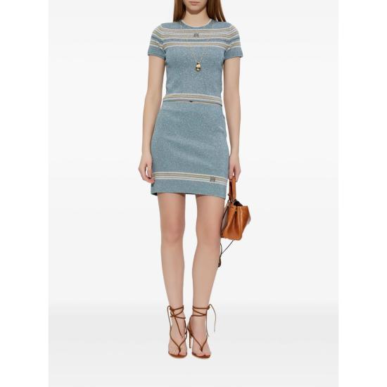 26SS 아미리 스커트 AWBMSK1022 STEEL BLUE - AMIRI