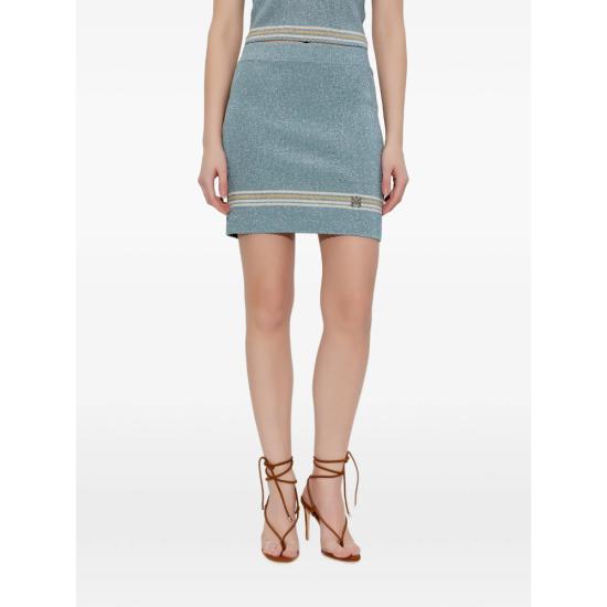 26SS 아미리 스커트 AWBMSK1022 STEEL BLUE - AMIRI