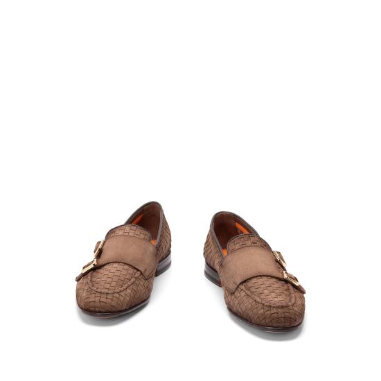 26SS 산토니 로퍼 MCN19061LA3S AYCM21 BROWN - SANTONI