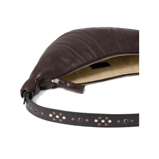 26SS 르메르 미디움 웨스턴 스터드 레더 크루아상 백 BG0208 LL0137 BR490 BROWN - LEMAIRE