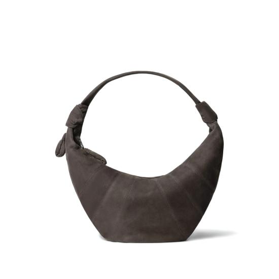 26SS 르메르 알파카 누벅 레더 포춘 크루아상 백 BG0071 LL0189 BR007 BROWN