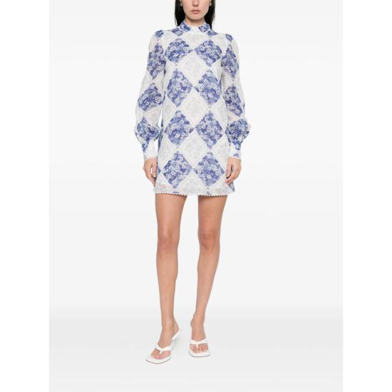 26SS 트윈셋 원피스 261TP213A 13405 BLUE WHITE - TWINSET