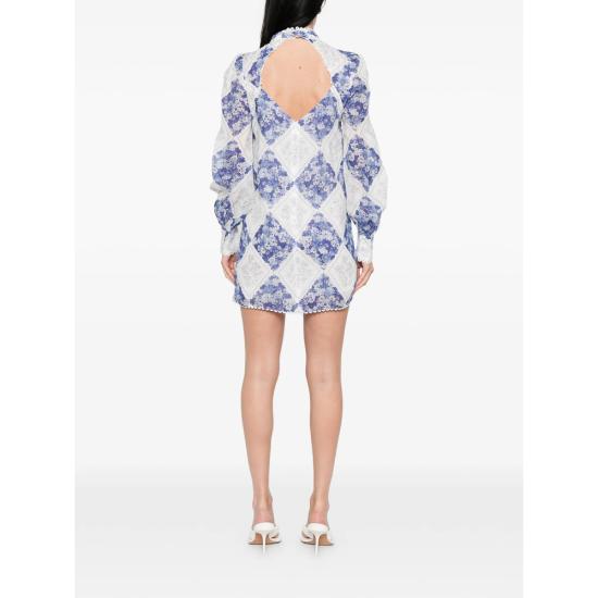 26SS 트윈셋 원피스 261TP213A 13405 BLUE WHITE - TWINSET