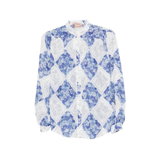 26SS 트윈셋 블라우스 261TP213E 13405 BLUE WHITE