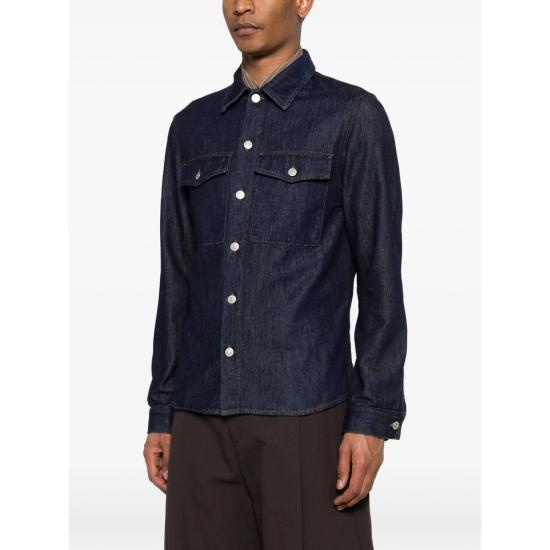 26SS 드리스 반 노튼 셔츠 3385 020722 507 BLUE - DRIES VAN NOTEN