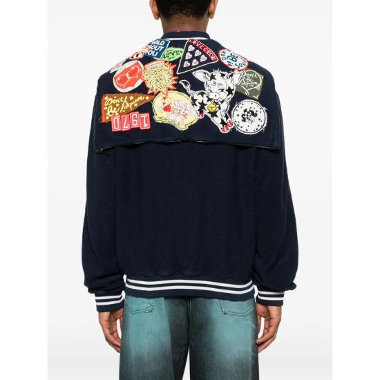 26SS 겐조 봄버 자켓 FG55BL5014MJ 76 BLUE - KENZO