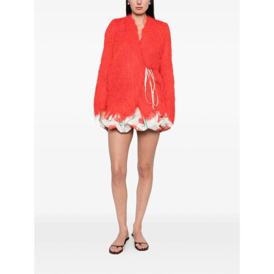 26SS 겐조 스커트 FG52JU3289R2 03 WHITE RED - KENZO