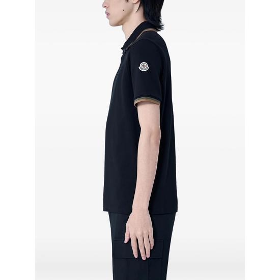 26SS 몽클레어 폴로 티셔츠 L109189A16 8A000 05 999 BLACK - MONCLER