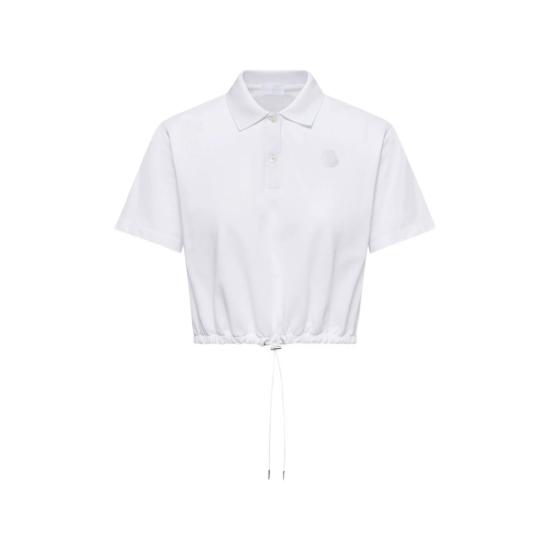 26SS 몽클레어 폴로 티셔츠 89A16L1093 8A000 05 00A WHITE