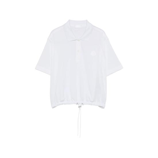 26SS 몽클레어 폴로 티셔츠 89A16L1093 8A000 05 00A WHITE