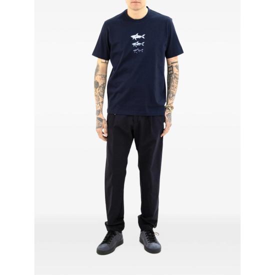 26SS 폴앤샤크 반팔 티셔츠 26411048 013 BLUE - PAUL & SHARK