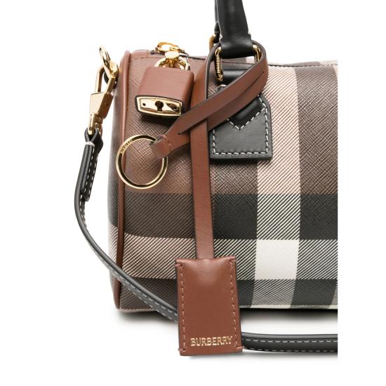 26SS 버버리 토트백 8112226 MN BOWLING A8900 BROWN BLACK - BURBERRY