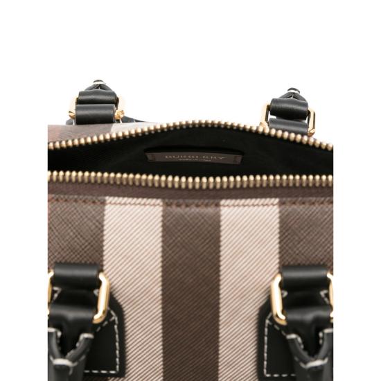 26SS 버버리 토트백 8112226 MN BOWLING A8900 BROWN BLACK - BURBERRY