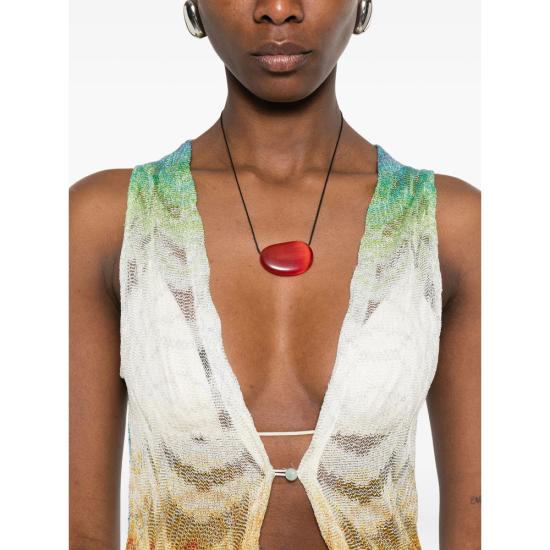 26SS 미소니 비치웨어 MS26SQ0C BR014H SM9X1 WHITE GREEN - MISSONI