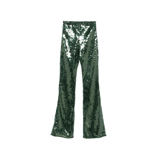 26SS 오세리 플레어 팬츠 MPS261 SEQUINS GREEN