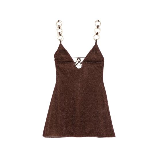26SS 오세리 원피스 RDS261 LUREX CHOCO BROWN