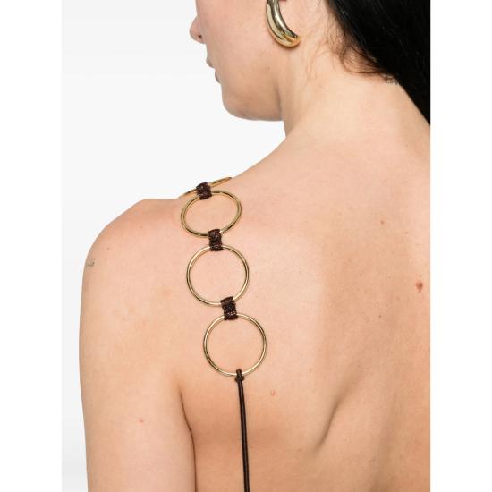 26SS 오세리 원피스 RDS261 LUREX CHOCO BROWN - OSÉREE