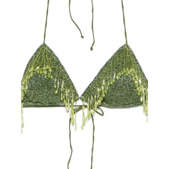 26SS 오세리 비키니 수영복 BKS261 LUREX GREEN - OSÉREE