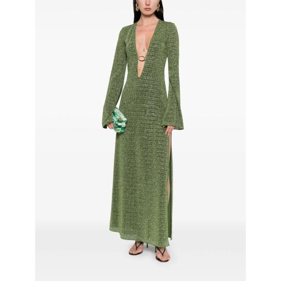 26SS 오세리 원피스 RLS261 LUREX GREEN - OSÉREE