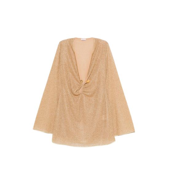 26SS 오세리 숏 원피스 HFS261 LUREX GOLD NEUTRALS