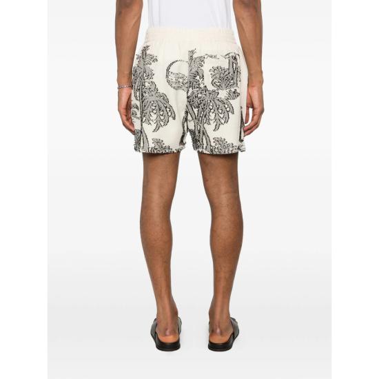 26SS 메종 라비쉬 숏팬츠 ZMHERELLEPALM OFWHI NEUTRALS BLACK - MAISON LABICHE