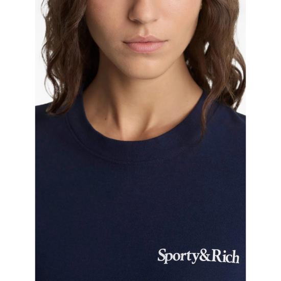 26SS 스포티앤리치 탑 TO04361300BL DKNAV BLUE - SPORTY & RICH